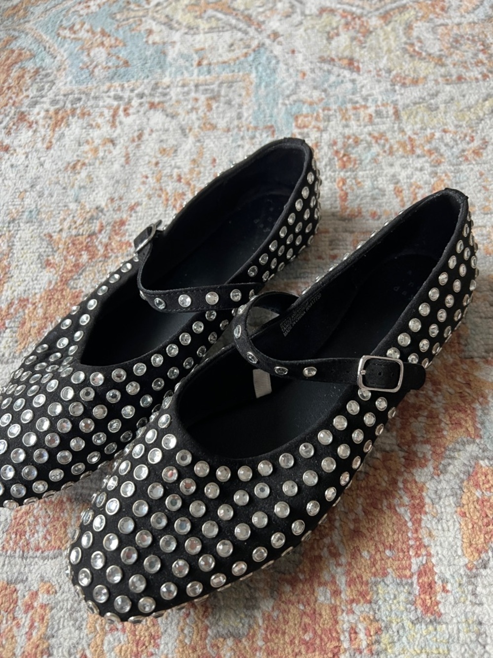 Black Studded Mary Janes - Picture 4 of 7
